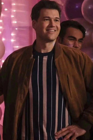 Legends of Tomorrow Nick Zano Nate Heywood Brown Suede Jacket