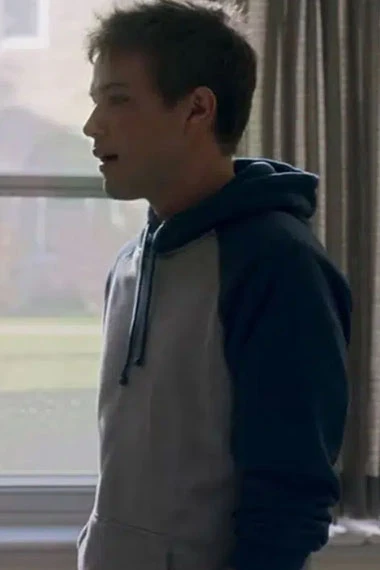 Locke And Key Connor Jessup Tyler Locke Grey Fleece Hoodie