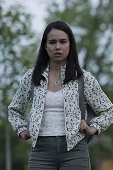 Genevieve Kang Jackie Veda Locke And Key White Cotton Jacket