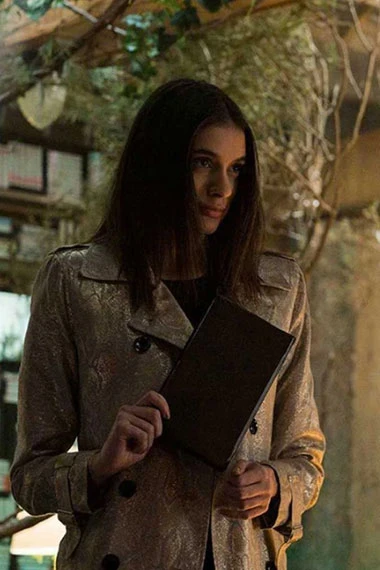 Locke And Key Laysla Oliveira Dodge Ellie Whedon Trench Coat