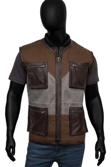 Maxwell Jenkins Lost In Space Will Robinson Brown Cotton Vest