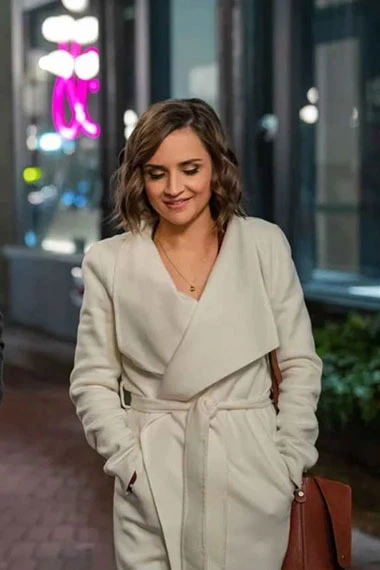 Love Guaranteed Rachael Leigh Cook Susan Whitaker Drape Coat