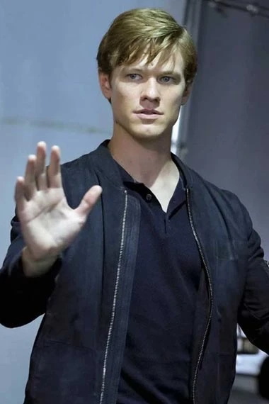 Lucas Till Angus MacGyver TV Series Bomber Black Cotton Jacket