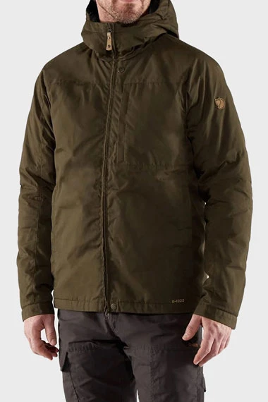 Nate Maid Raymond Ablack Hooded Green Cotton Puffer Jacket