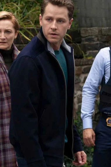 Josh Dallas Manifest TV Series Ben Stone Blue Fleece Jacket