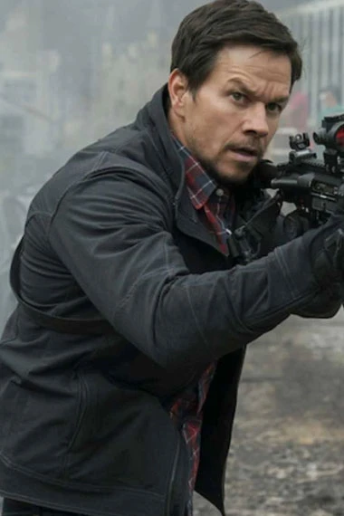 Mile 22 Movie James Silva Mark Wahlberg Black Cotton Jacket