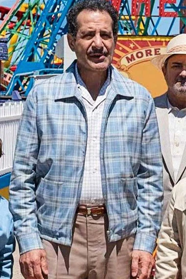 Marvelous Mrs Maisel Tony Shalhoub Abe Weissman Checked Jacket