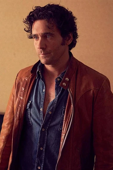 Caught David Slaney Allan Hawco Leather Jacket