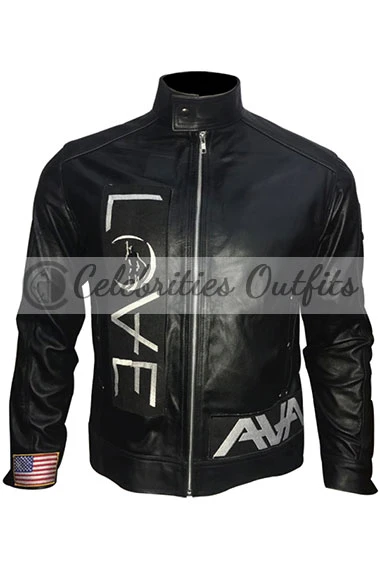 Tom Delonge Angels And Airwaves Love Ava Black Bomber Jacket
