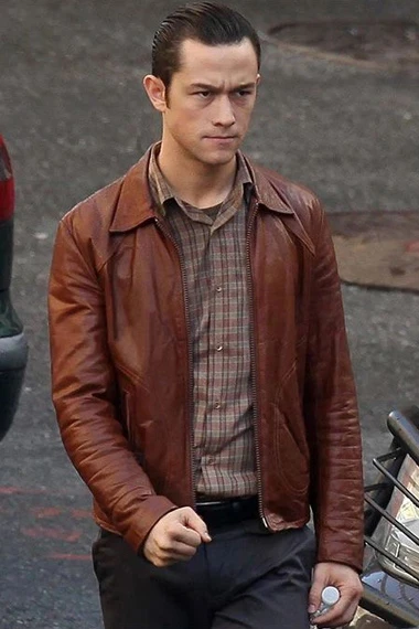 Inception Joseph Gordon-Levitt Brown Leather Jacket