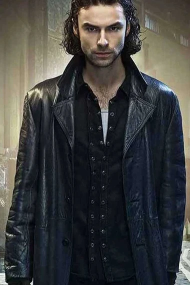 Aidan Turner Being Human John Mitchell Leather Coat