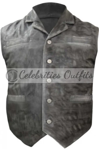 Cullen Bohannon Hell on Wheels Anson Mount Brown Leather Vest hell-on-wheels-cullen-bohannon-vest