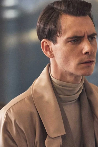 Bernard Marx Brave New World Harry Lloyd Beige Cotton Coat