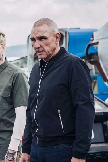 Temple Bullet Proof Vinnie Jones Black Bomber Cotton Jacket