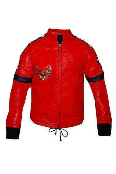 Smokey And The Bandit Burt Reynolds Red Leather Bomber Jacket burt-reynolds-smokey-bandit-red-jacket