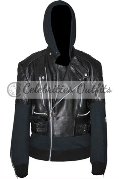 Chris Brown Black Quilted Bomber Biker Jacket