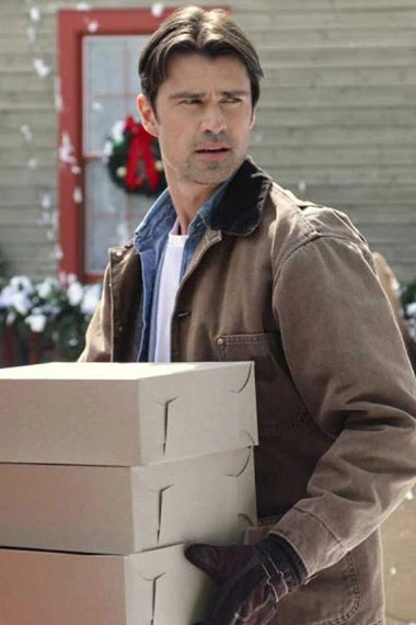 Corey Sevier Noah Heart Of The Holidays Brown Cotton Jacket