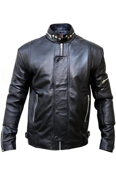 Daft Punk's Electroma Pleasant Black Leather Jacket