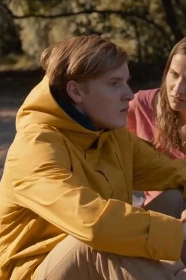 Jonas Kahnwald Louis Hofmann Dark Yellow Parachute Jacket