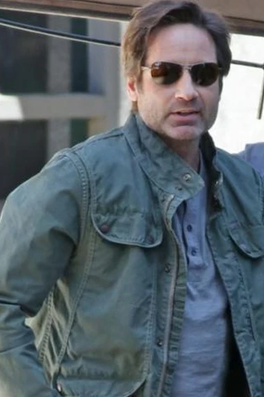 David Duchovny The X-Files Fox Mulder Cotton Jacket