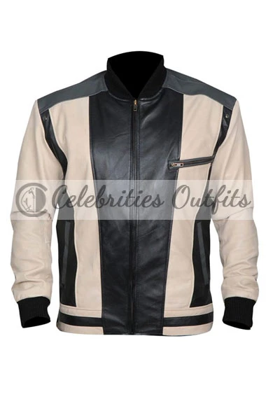 Matthew Broderick Ferris Buellers Day Off White Bomber Jacket