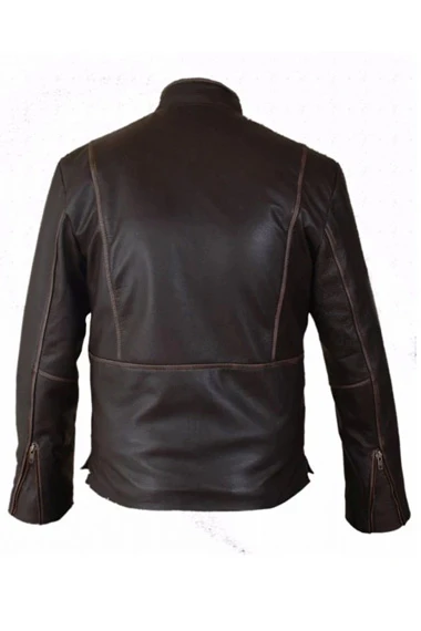 Sam Flynn Tron Legacy Garrett Hedlund Brown Leather Jacket tron-legacy-garrett-hedlund-jacket
