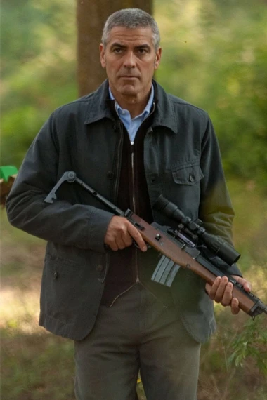 Jack The American George Clooney Grey Cotton Jacket