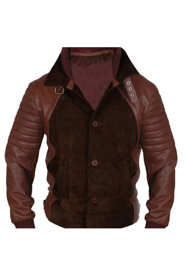 Horns Daniel Radcliffe Ig Perrish Biker Brown Quilted Jacket horns-daniel-radcliffe-leather-jacket