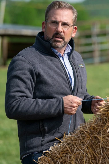 Steve Carell Irresistible Gary Zimmer Grey Wool Jacket