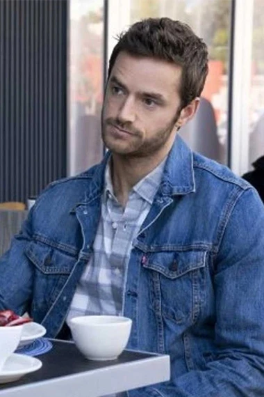 Jeremy Dollface TV Series Connor Hines Blue Denim Jacket