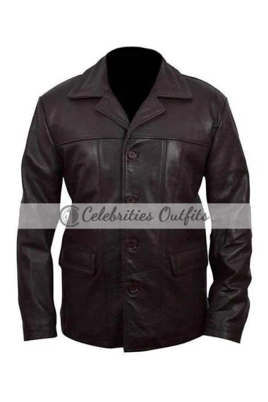 24 Kiefer Sutherland Jack Bauer Bomber Brown Trench Jacket
