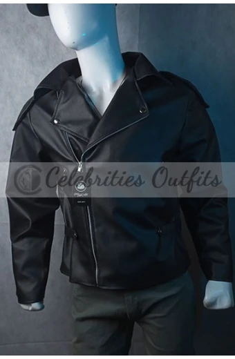 Max Rockatansky Mel Gibson Mad Max Black Biker Leather Jacket mel-gibson-mad-max-biker-jacket