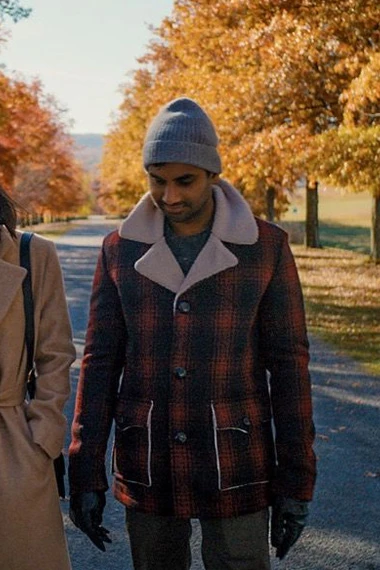 Aziz Ansari Master Of None Dev Shah Red Plaid Jacket