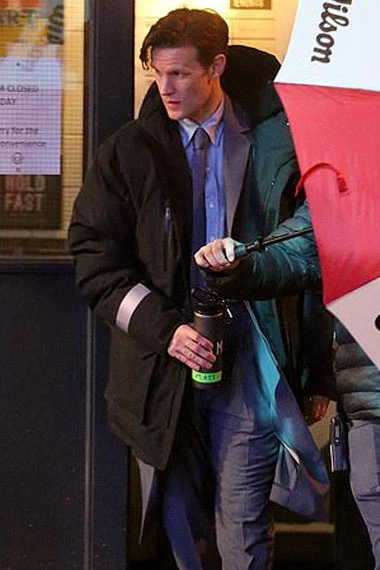 Loxias Crown Morbius Matt Smith Black Parachute Hooded Coat