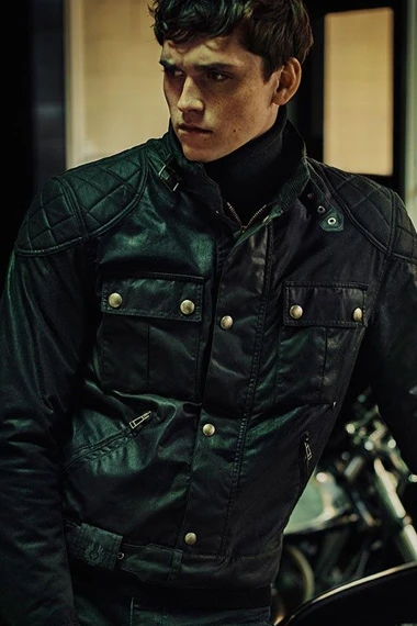 Belstaff Brooklands Mojave Steve McQueen Black Racer Jacket
