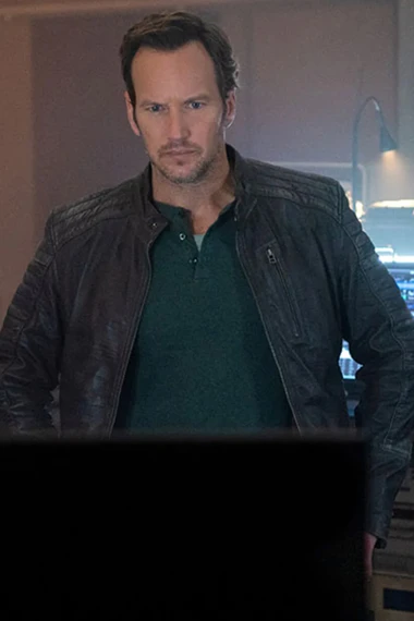 Patrick Wilson Moonfall Brian Harper Black Biker Jacket