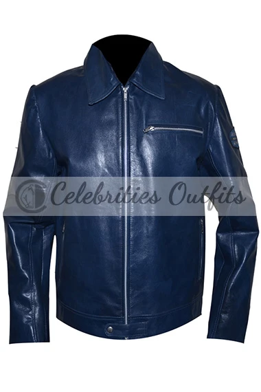 Need for Speed Aaron Paul Tobey Marshall Blue Bomber Jacket