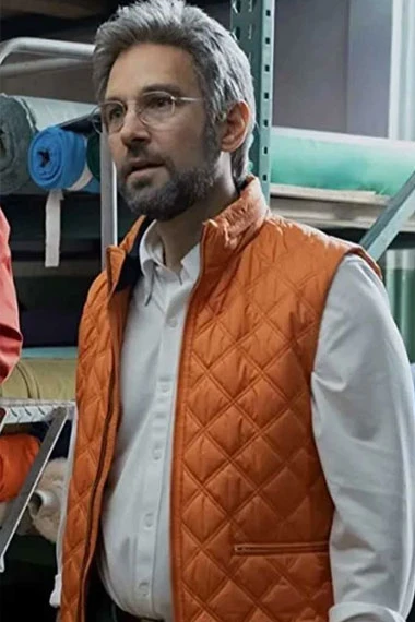 The Shrink Next Door Isaac Herschkopf Paul Rudd Quilted Vest