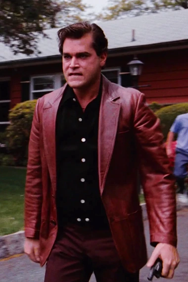 Ray Liotta Goodfellas Henry Hill Leather Blazer