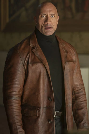 The Rock Red Notice Movie Dwayne Johnson John Hartley Jacket