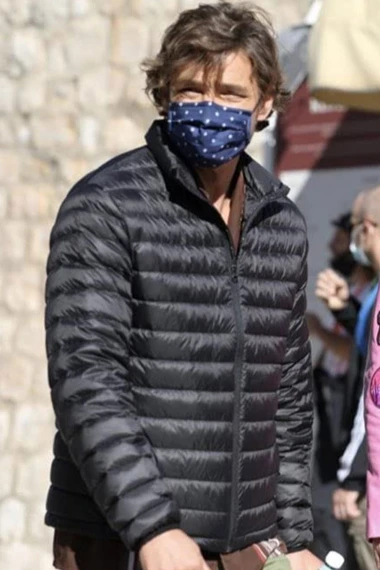 Pedro Pascal The Unbearable Weight of Massive Talent Puffer Jacket