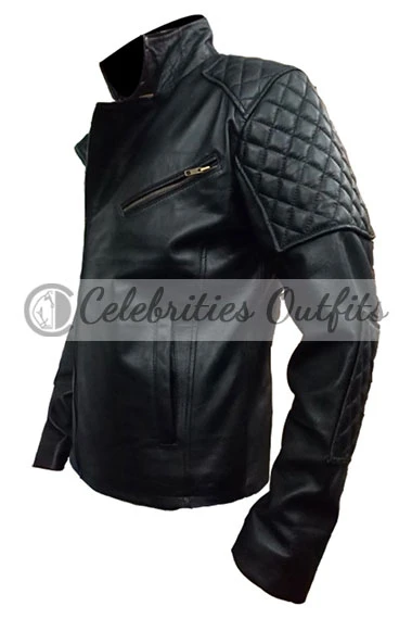 Venom Snake Metal Gear Solid Biker Cosplay Leather Jacket metal-gear-solid-leather-jacket