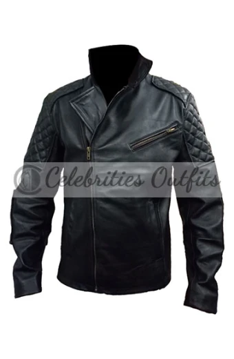 Venom Snake Metal Gear Solid Biker Cosplay Leather Jacket metal-gear-solid-leather-jacket