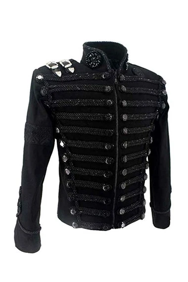 Michael Jackson Man In The Mirror Black Suede Leather Jacket