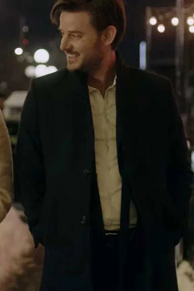 Jack Russo Midnight At Magnolia Evan Williams Black Wool Coat