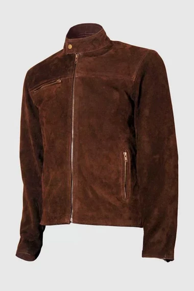 Tom Cruise Ethan Hunt Mission Impossible Brown Suede Jacket