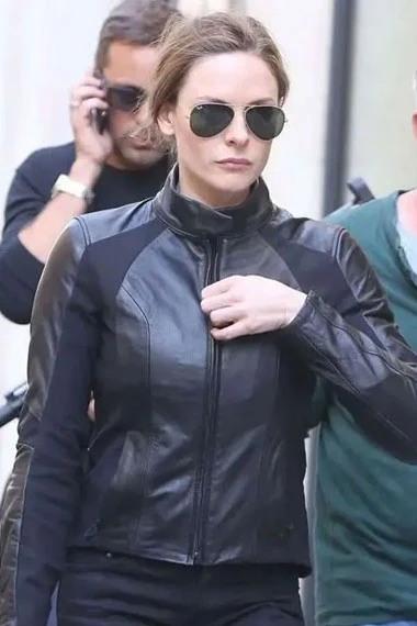 Mission Impossible Fallout Ilsa Faust Biker Leather Jacket