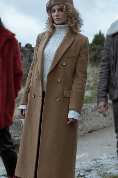 Esther Acebo Money Heist Monica Gaztambide Long Trench Coat