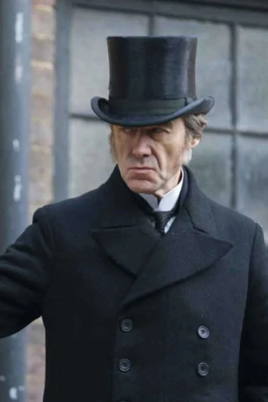 Lord Massen The Nevers Pip Torrens Black Wool Trench Coat