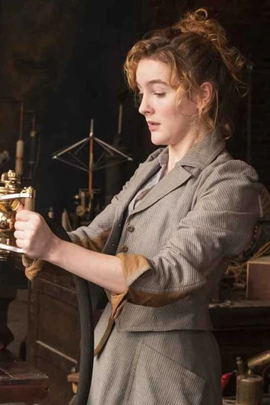The Nevers Ann Skelly Penance Adair Cropped Grey Cotton Jacket